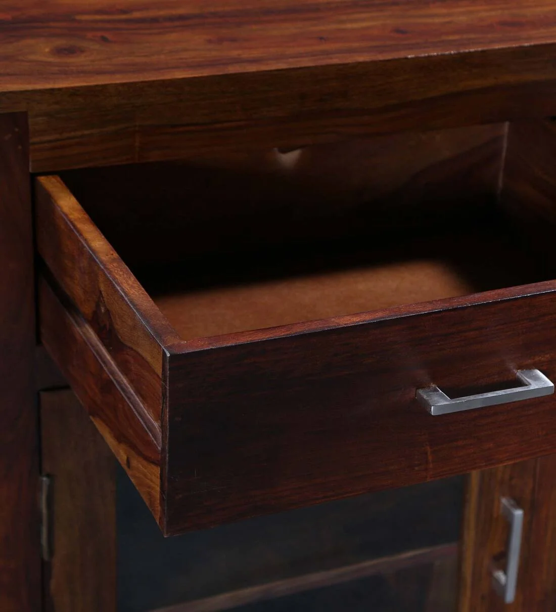 Large Wooden Crockery Cabinet with Drawers - Image 11